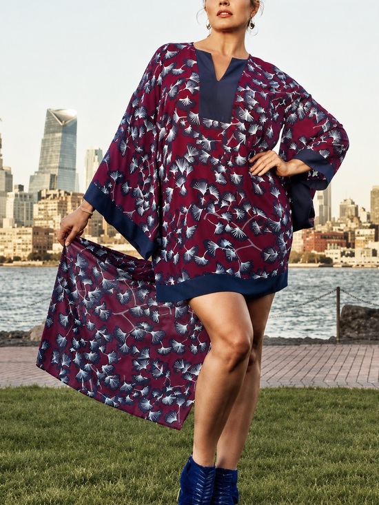 BCBGMaxAzria Dresses & Skirts - BCBG MaxAzria Floral Print High Low Kimono Long Dress